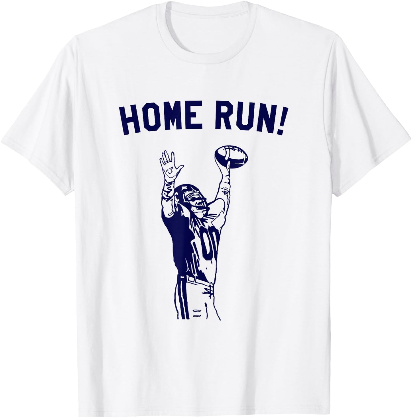 Homerun - Football Sport Funny T-Shirt - T-Shirt | White