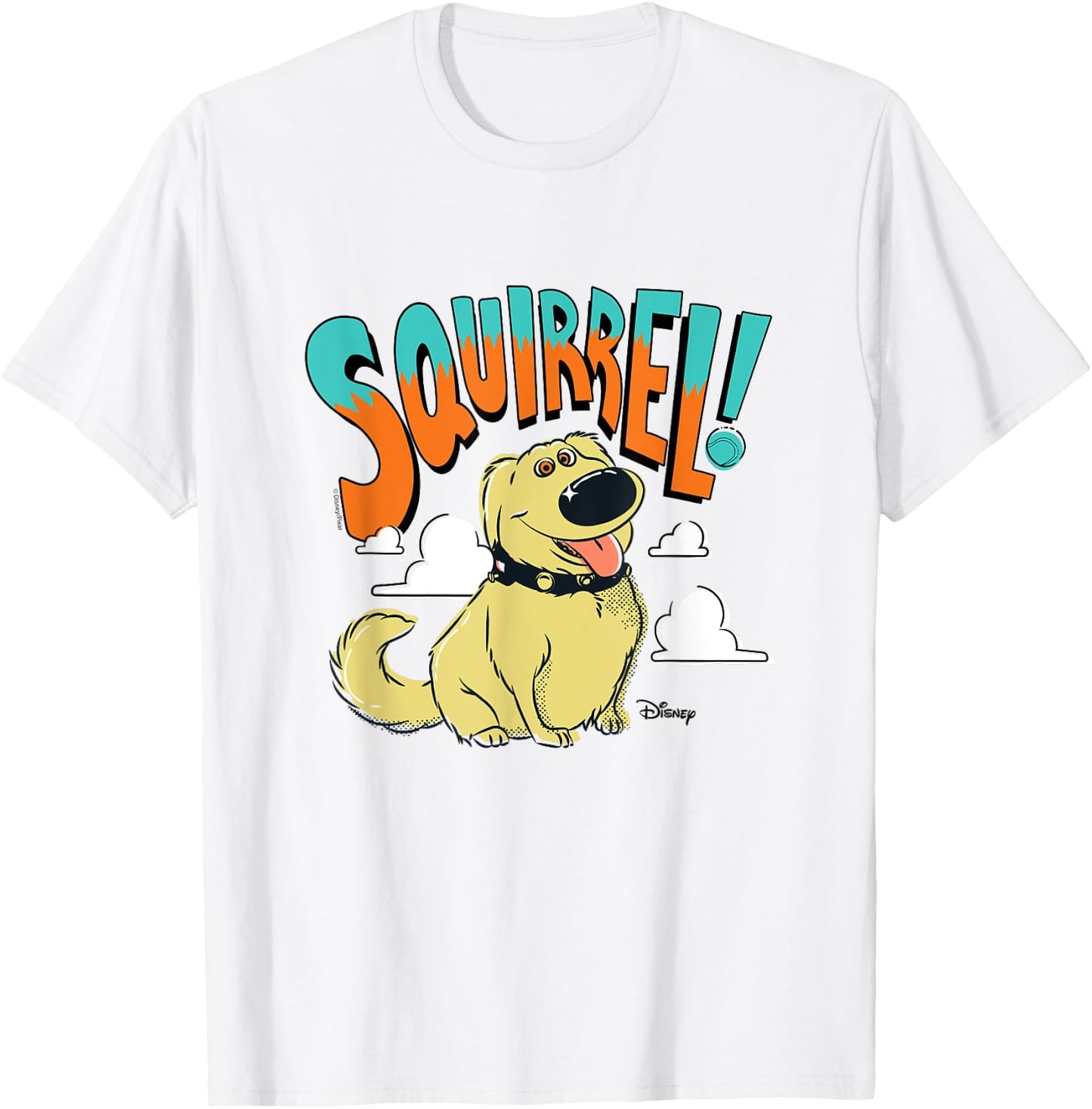 Up - Dug Squirrel T-Shirt - T-Shirt | White
