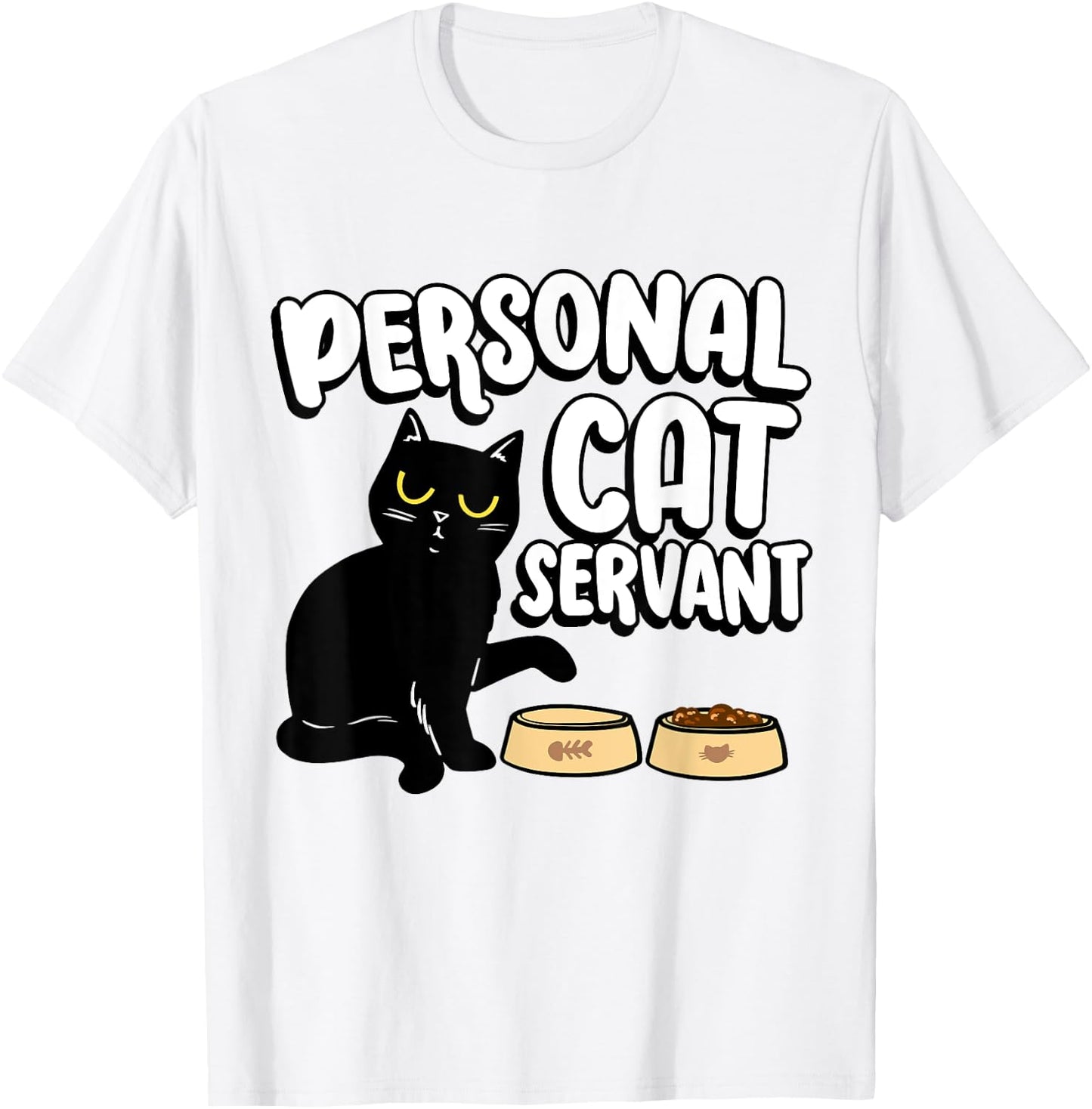 Introvert Cat Animal Lover Pet Owner Groomer Personal Cat Servant Cat Food Eater Funny Fur Kitten -Adults, Kids Blue Animal Print Short Sleeve T-Shirt - T-Shirt | White