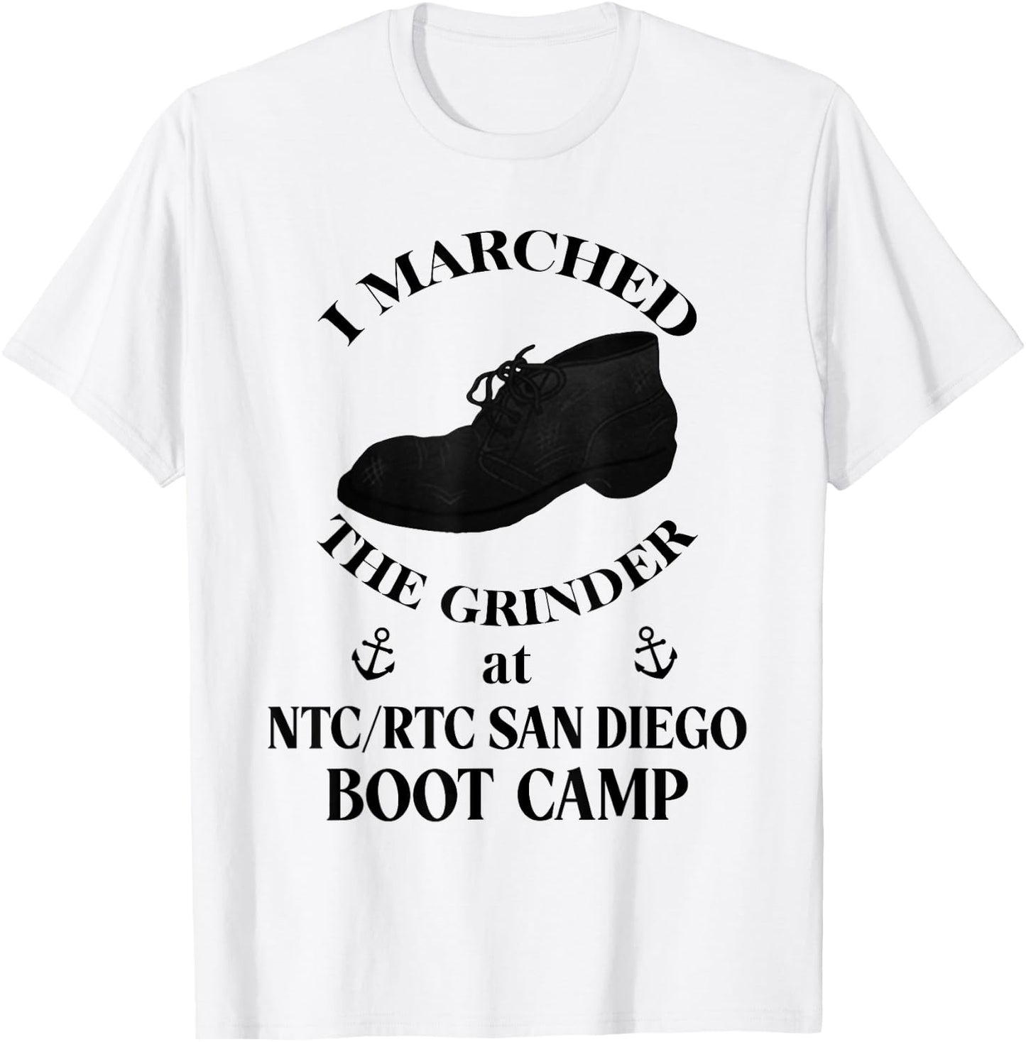 NTC RTC SAN DIEGO Boot Camp funny Sailor T-Shirt - T-Shirt | White