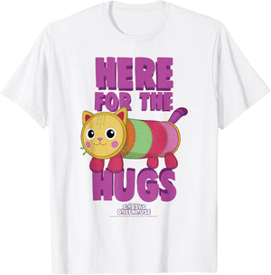 DreamWorks Gabby's Dollhouse Valentine's Day Pillow Cat T-Shirt - T-Shirt | White