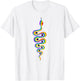 Rainbow snake dreamtime mythology yoga kundalini animal T-Shirt - T-Shirt | White