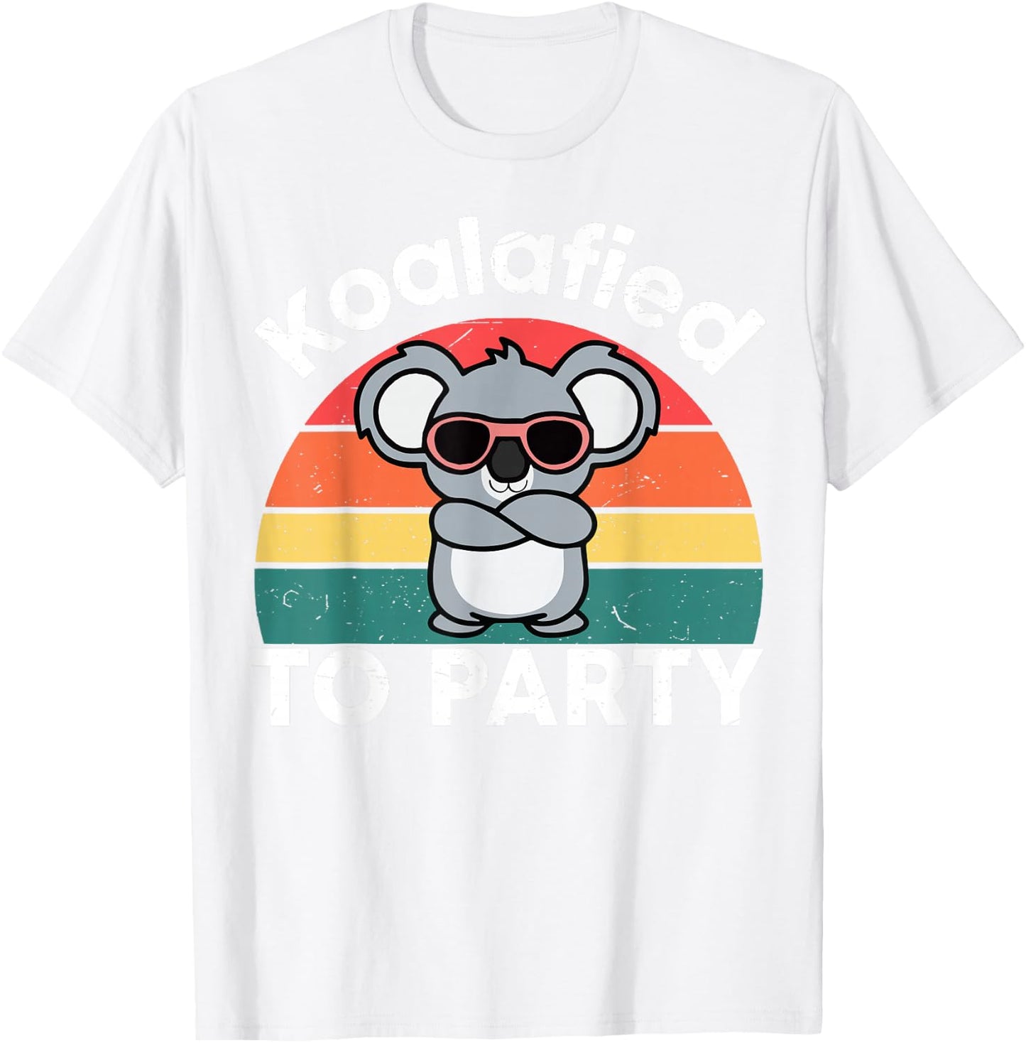 Cute Koalafied Shirt to Party Men Kids Boys Girl Women Koala T-Shirt - T-Shirt | White