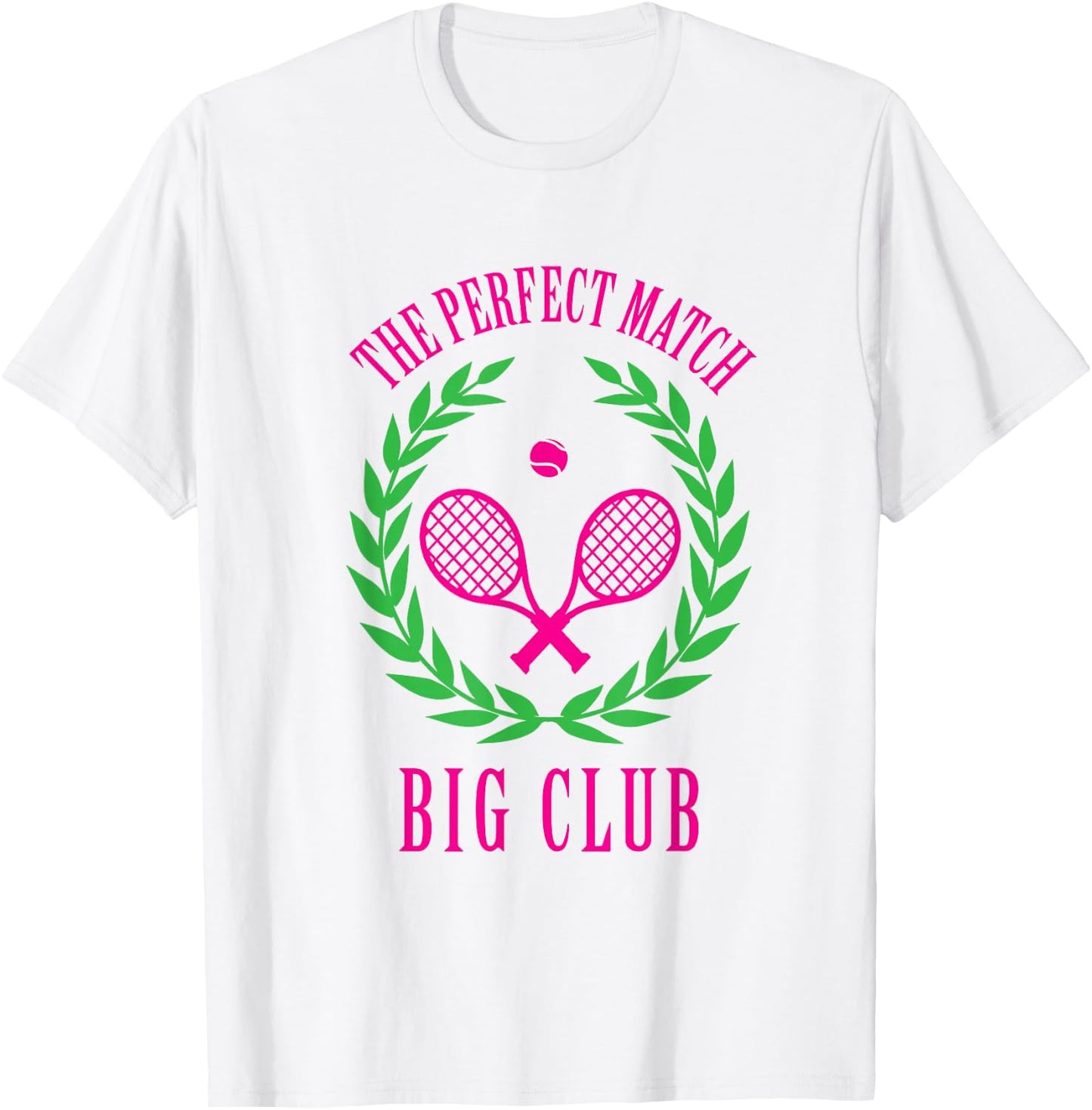Tennis Match Club Little / G Big Sorority Reveal T-Shirt - T-Shirt | White