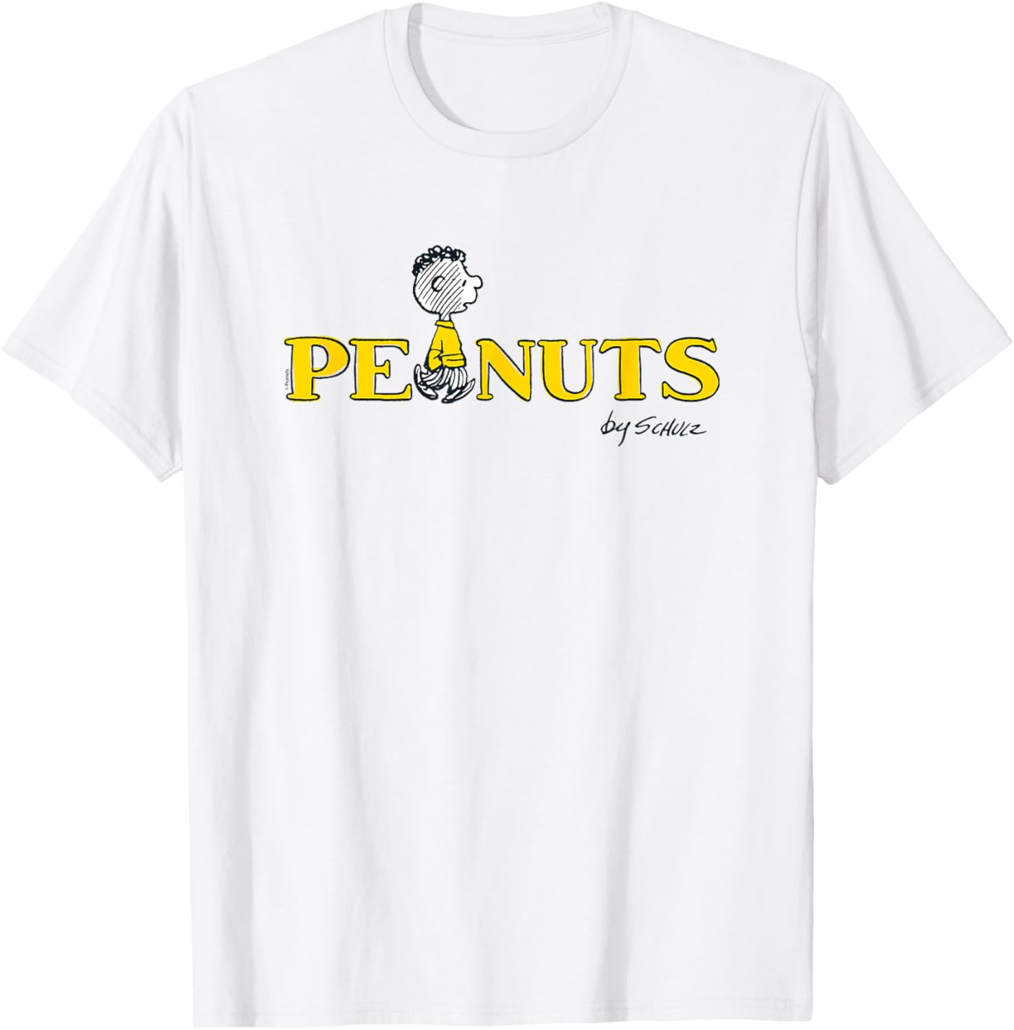 Peanuts - Franklin Peanuts Logo T-Shirt - T-Shirt | White