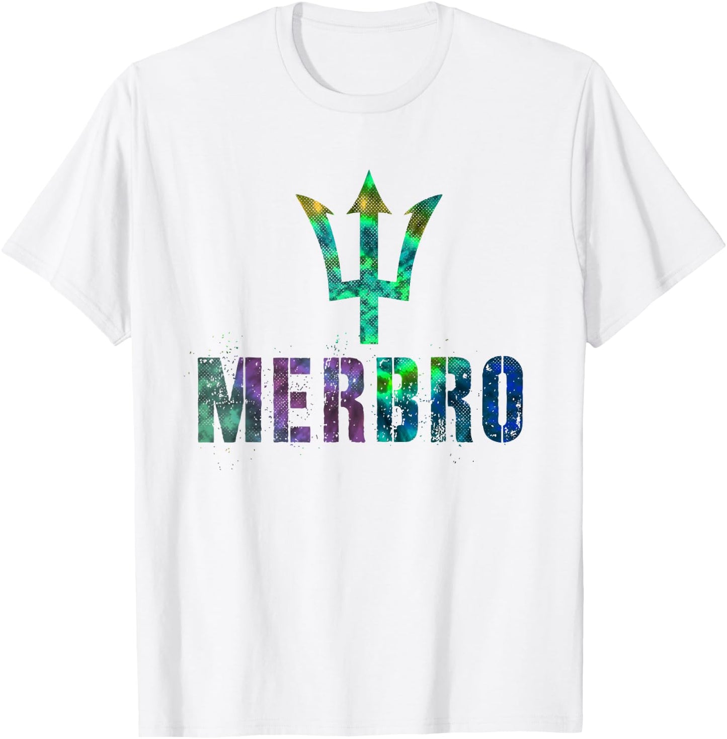 Cool MERBRO Mermaid Bro Cruise Kids Brother Vacation Beach T-Shirt - T-Shirt | White