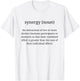 Business Buzzwords Synergy - Men's -Adults White Short Sleeve Classic Fit Cotton 60% Polyester 40% Size Small T-Shirt - T-Shirt | White