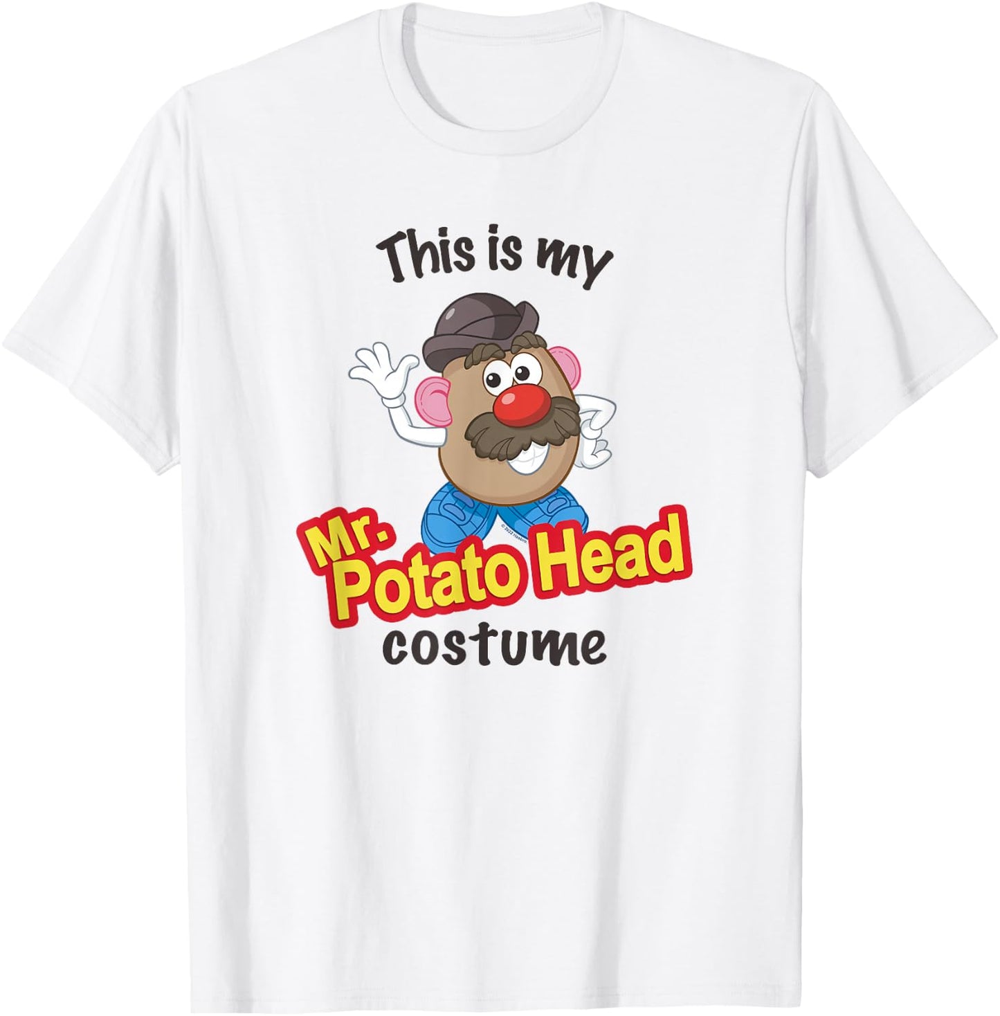 Mr. Potato Head Halloween This Is My Mr. Potato Head Costume T-Shirt - T-Shirt | White
