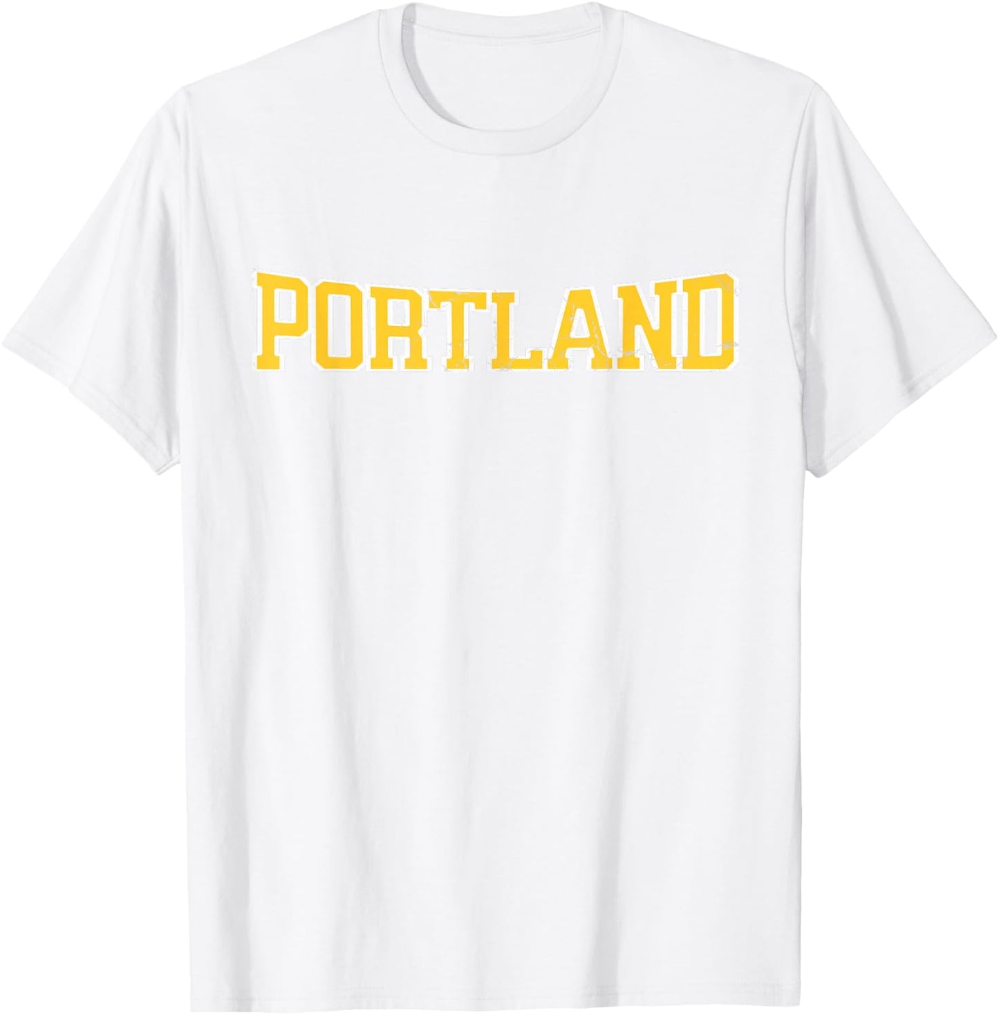 Portland soccer Distressed T-Shirt - T-Shirt | White