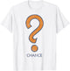 Monopoly Clue Chance Question Mark Symbol Logo T-Shirt - T-Shirt | White