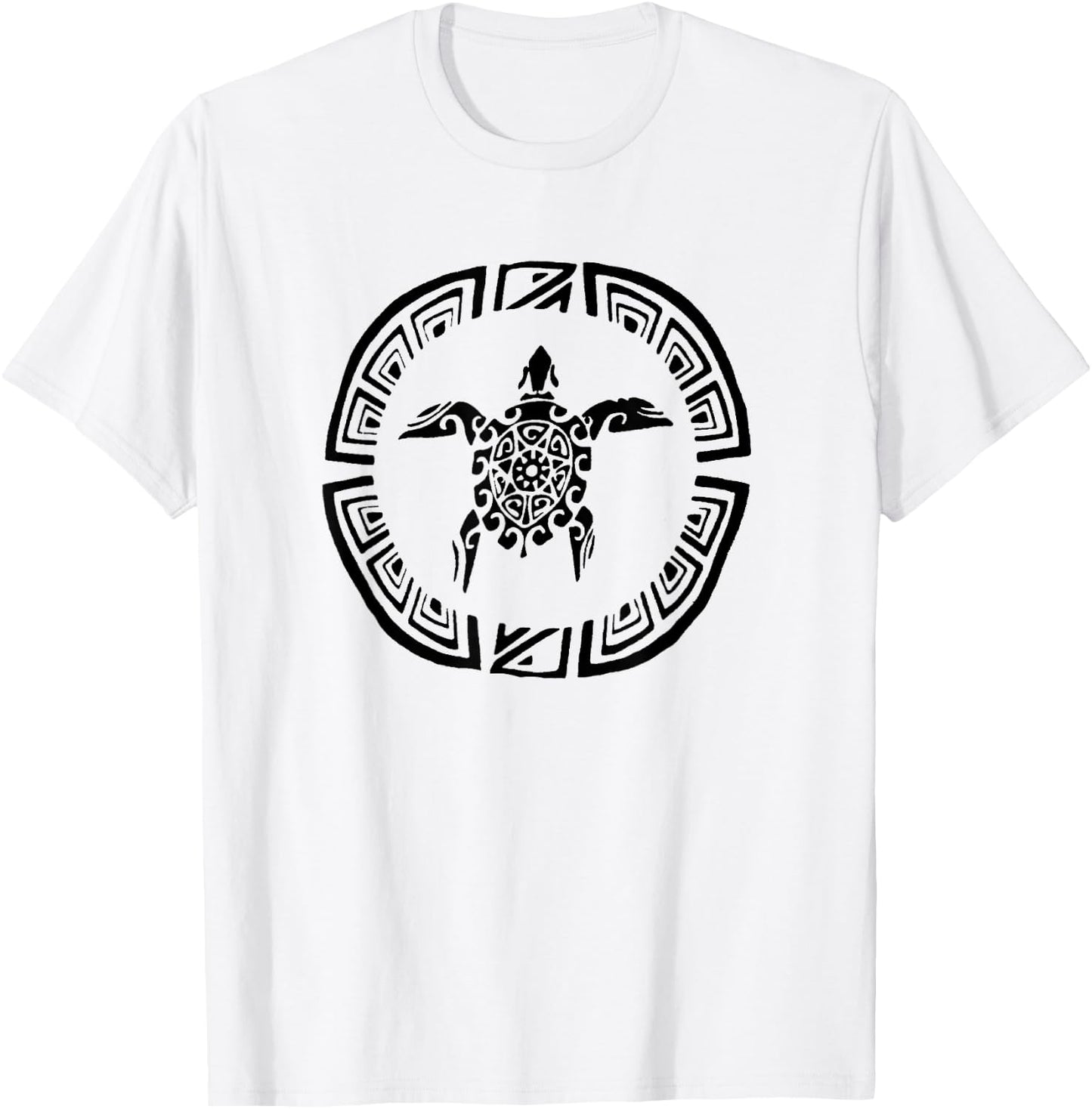 Sea Turtle Vintage Retro Tribal Throwback Vacation T-Shirt - T-Shirt | White