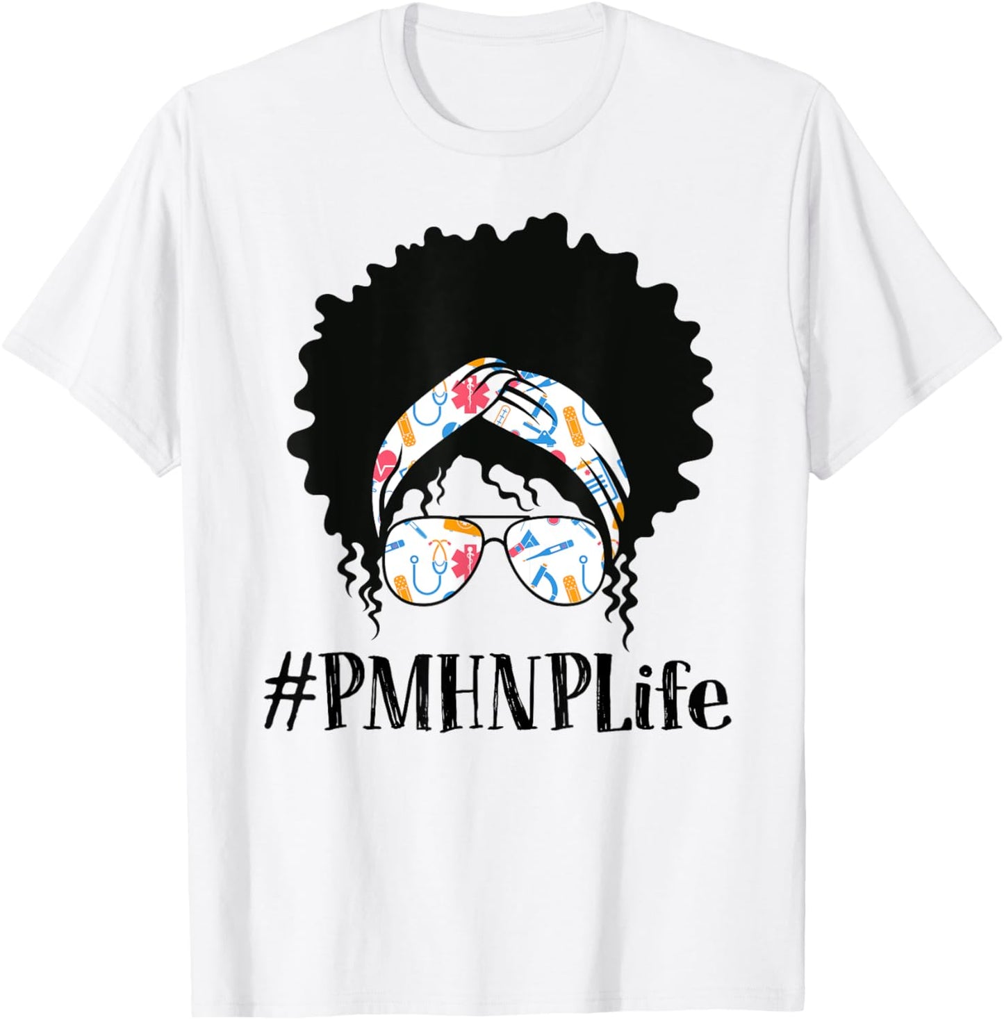 PMHNP Psychiatric Mental Health Nurse Practitioner Black T-Shirt - T-Shirt | White