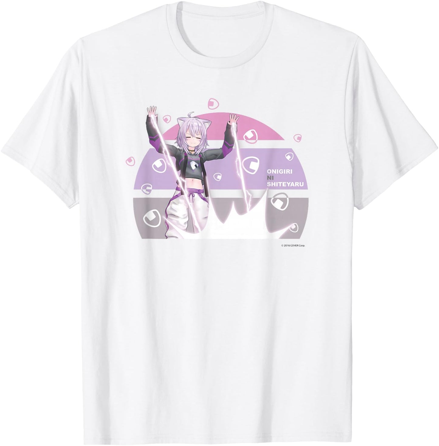 【Nekomata Okayu】 Holo no Graffiti Greatest Moments T-Shirt - T-Shirt | White