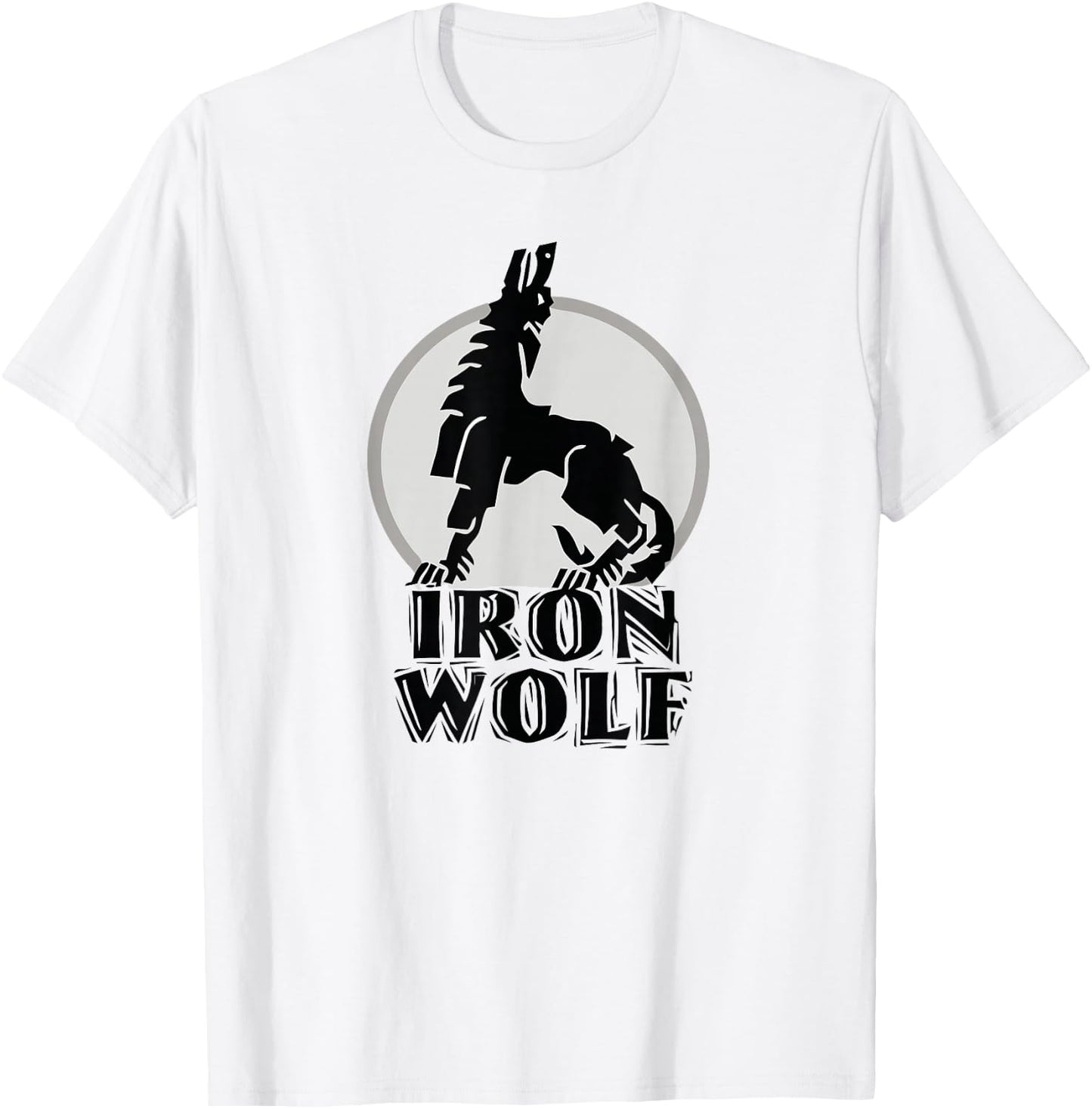 Iron Wolf LT by Lithuania Strong T-Shirt - T-Shirt | White