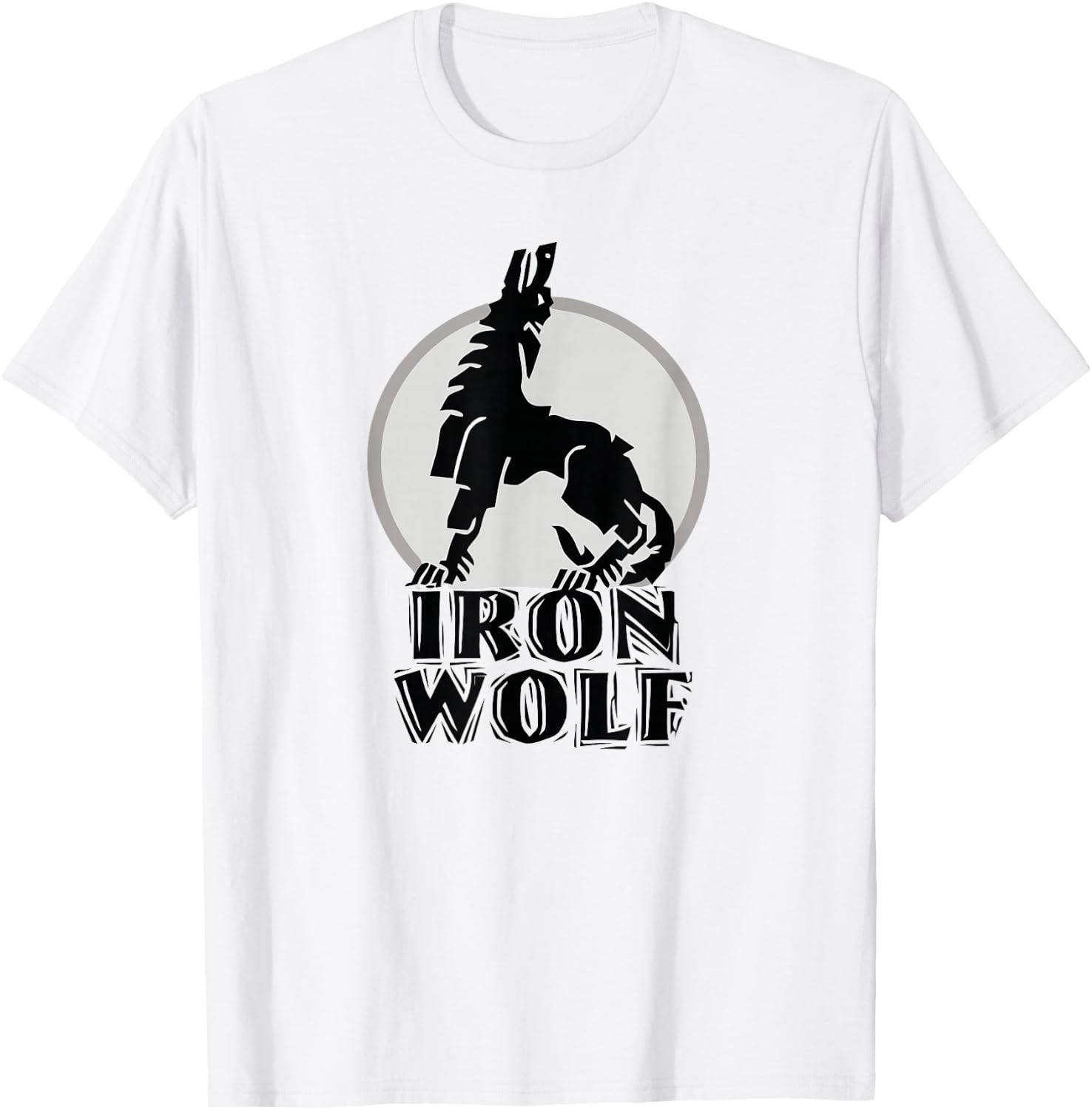 Iron Wolf LT by Lithuania Strong T-Shirt - T-Shirt | White