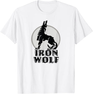 Iron Wolf LT by Lithuania Strong T-Shirt - T-Shirt | White