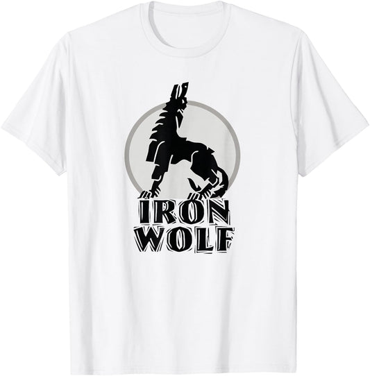 Iron Wolf LT by Lithuania Strong T-Shirt - T-Shirt | White