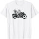 Squirrel Biker Design - For Squirrel Lovers T-Shirt - T-Shirt | White