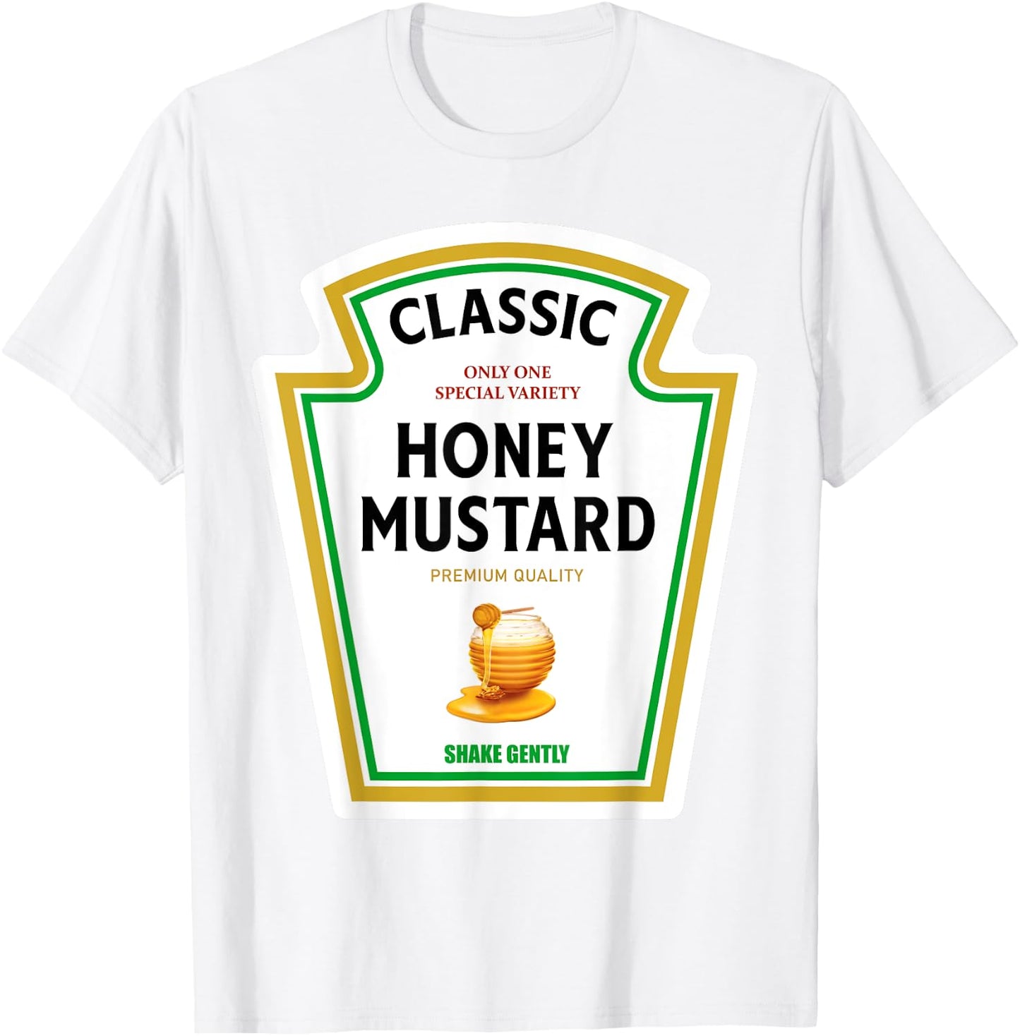 Honey Mustard Halloween 2024 Costume Family Matching Ketchup T-Shirt - T-Shirt | White