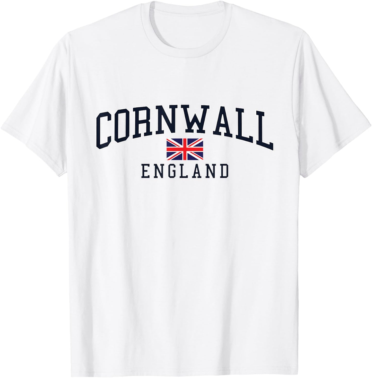 Cornwall England T-Shirt - T-Shirt | White