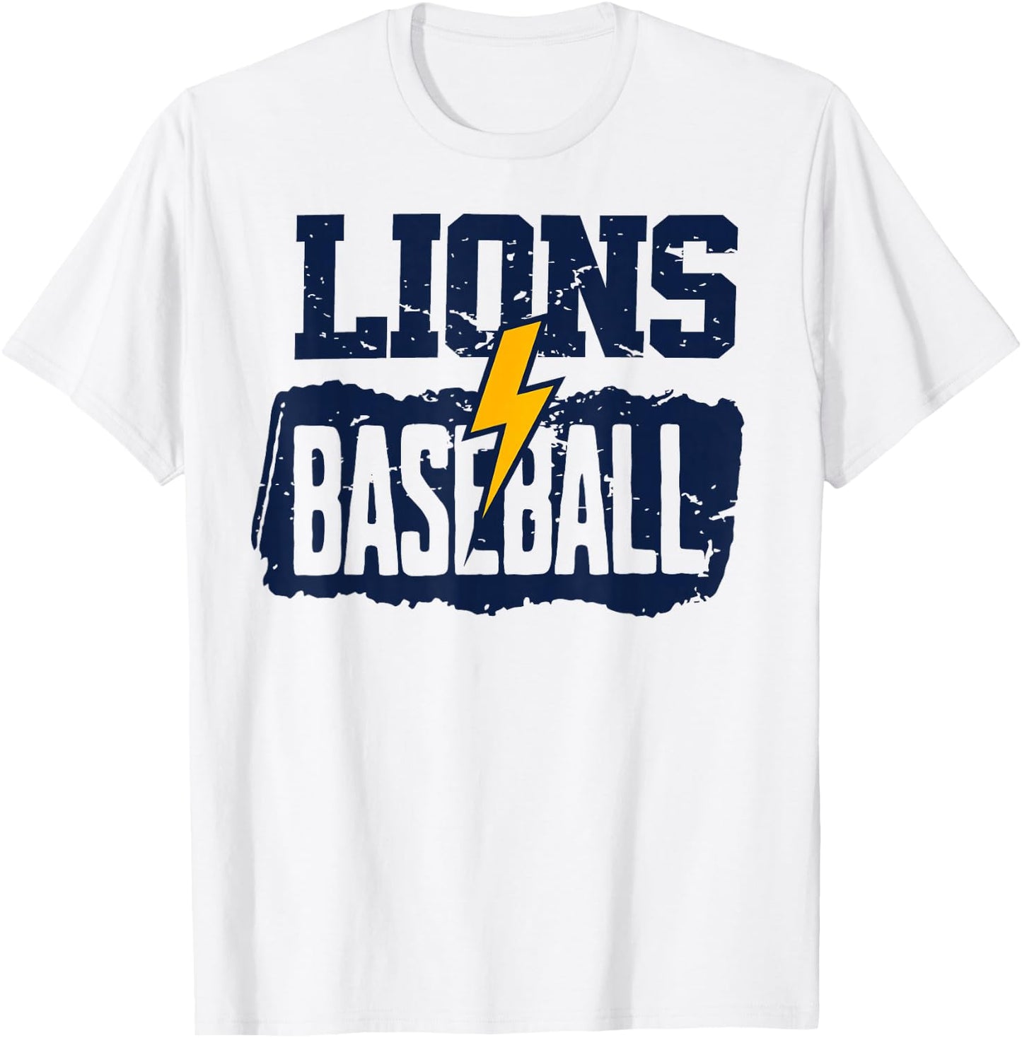 Lions baseball T-Shirt - T-Shirt | White