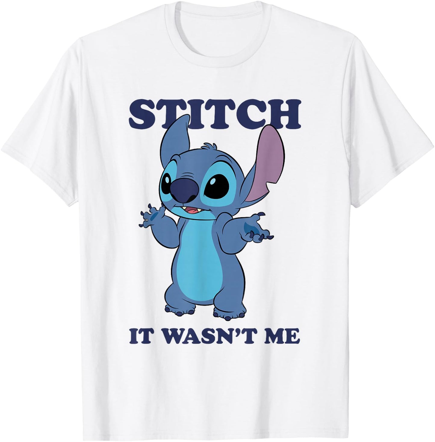 Disney Lilo & Stitch It Wasn't Me Innocent Looking Stitch T-Shirt - T-Shirt | White