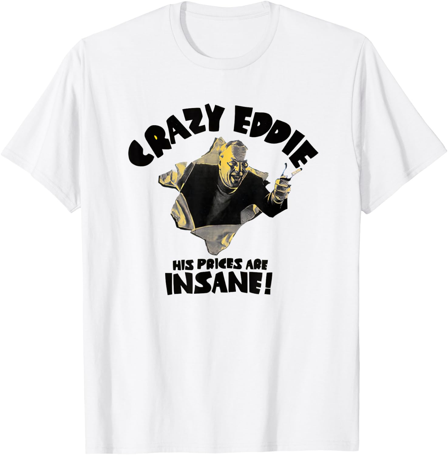 Crazy Eddie Electronics Department Store T-Shirt - T-Shirt | White
