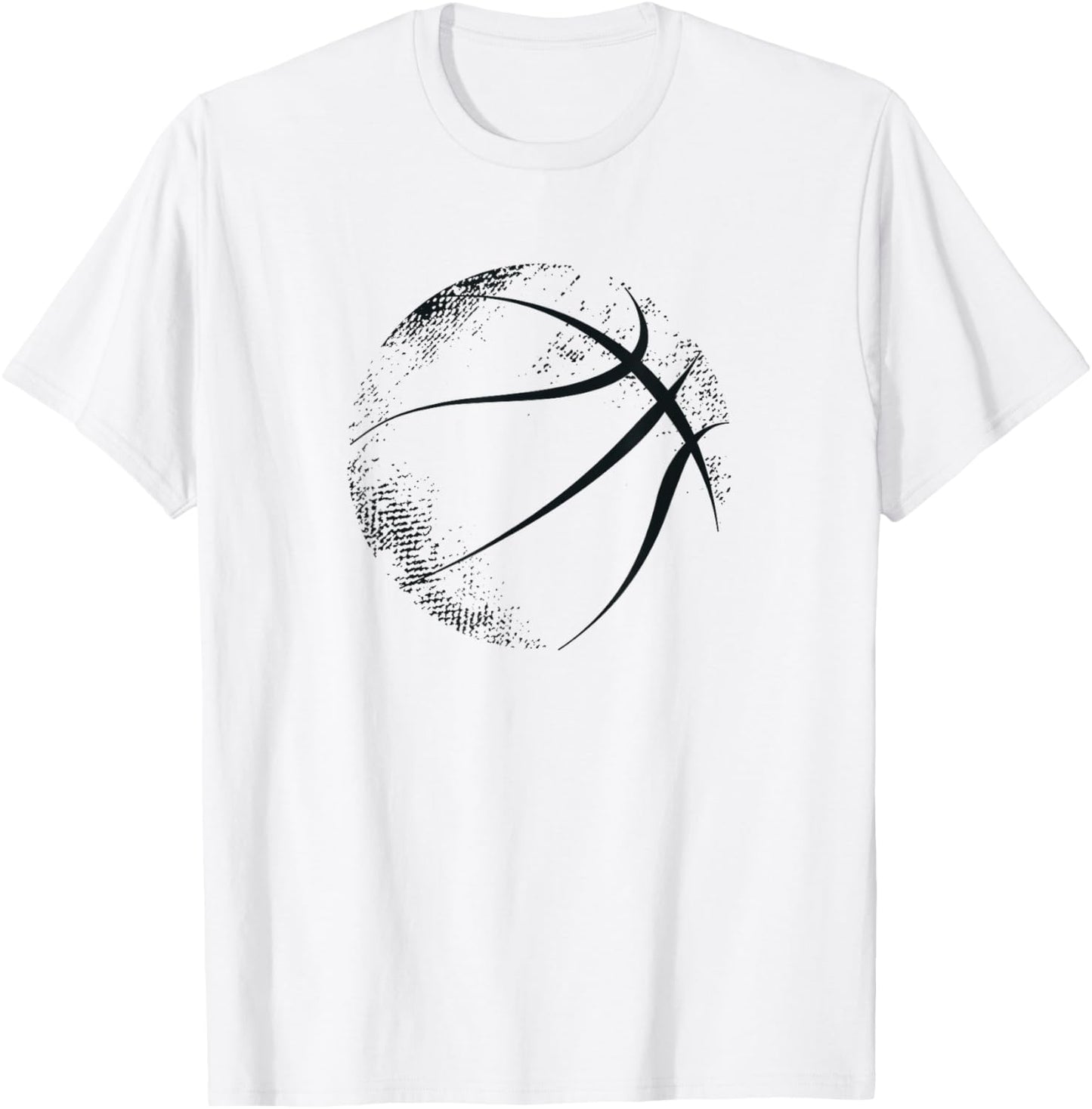 Basketball Graphic Basketball T-Shirt - T-Shirt | White