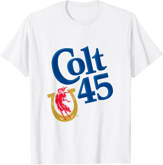Colt 45 Beer Style - Logo T-Shirt - T-Shirt | White