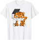 Kids School Kindergarten Tiger Graduation T-Shirt - T-Shirt | White
