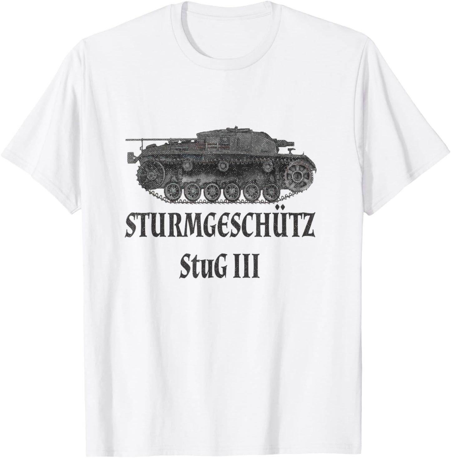WW2, storm protection III, StuG III, army, Germany tank T-Shirt - T-Shirt | White