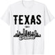 Dallas Texas Skyline T-Shirt - T-Shirt | White