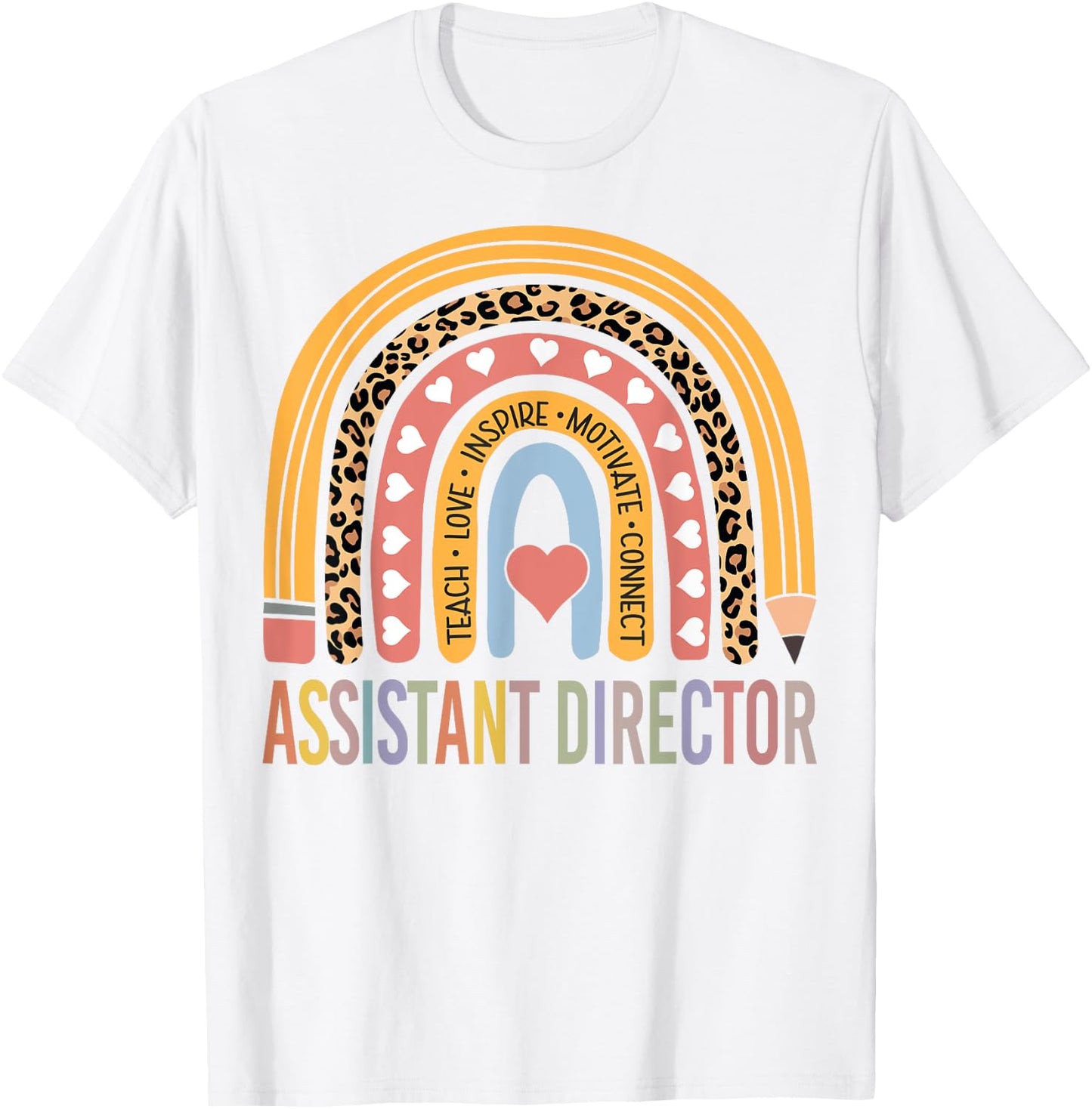 Assistant Director 100th Day Of School Assistant Manager T-Shirt - T-Shirt | White