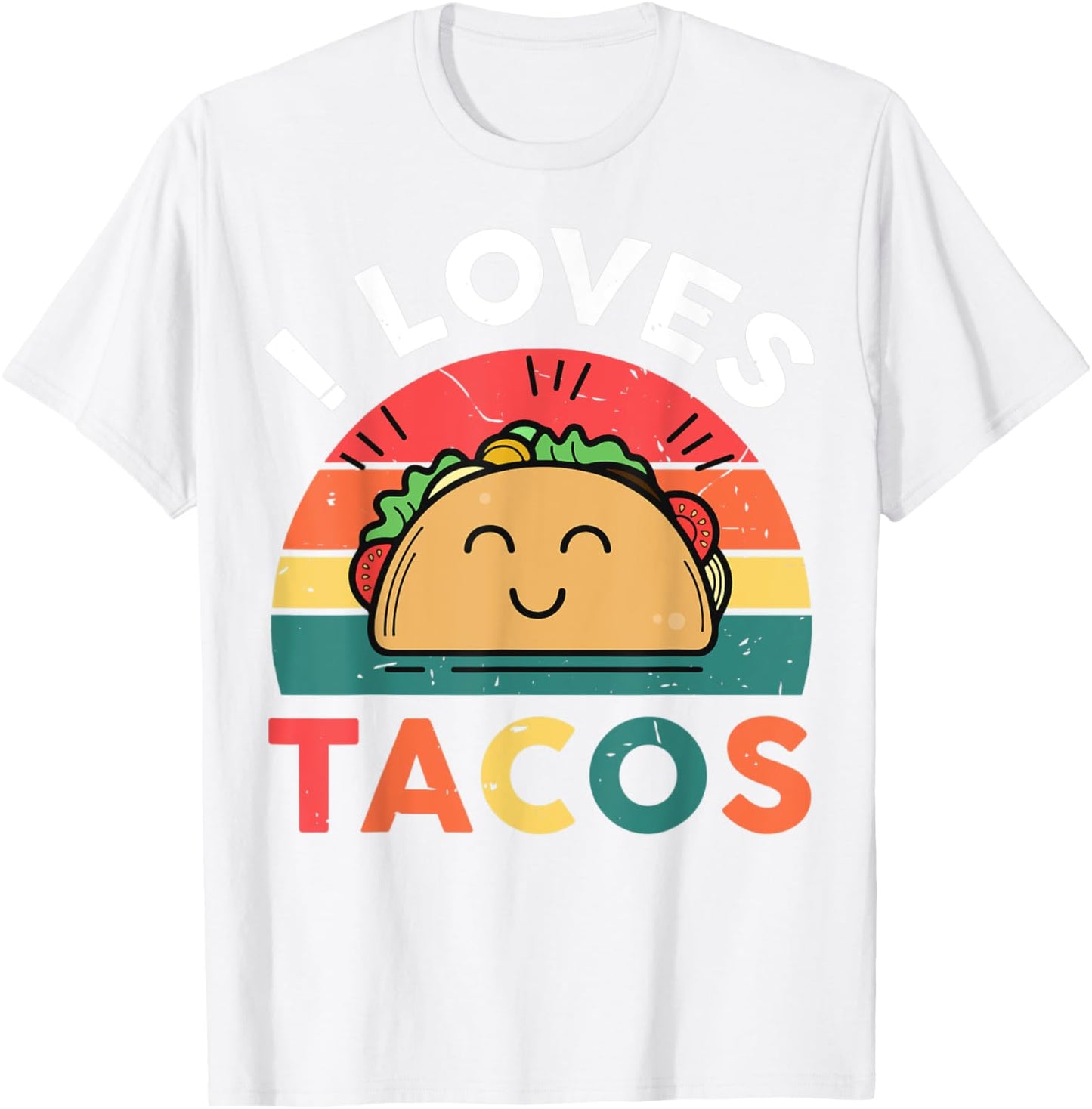 Cinco De Mayo I Loves Taco Shirt Mexican Kids Boy Toddler T-Shirt - T-Shirt | White