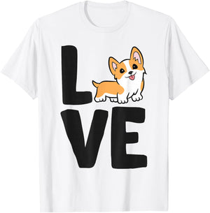 corgi dog lover Pet Corgi Dog I Love Corgis T-Shirt - T-Shirt | White