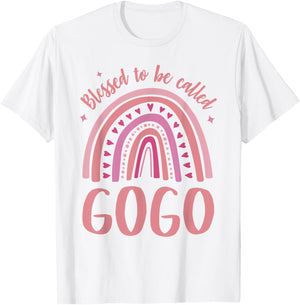 Gogo Grandma Blessed to be called Gogo T-Shirt - T-Shirt | White