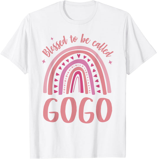 Gogo Grandma Blessed to be called Gogo T-Shirt - T-Shirt | White