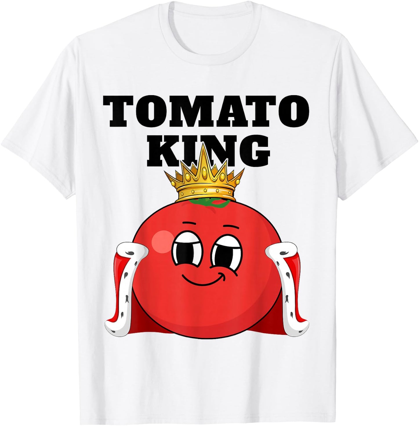 Tomato King | Boys Tomato Lover | Tomato T-Shirt - T-Shirt | White