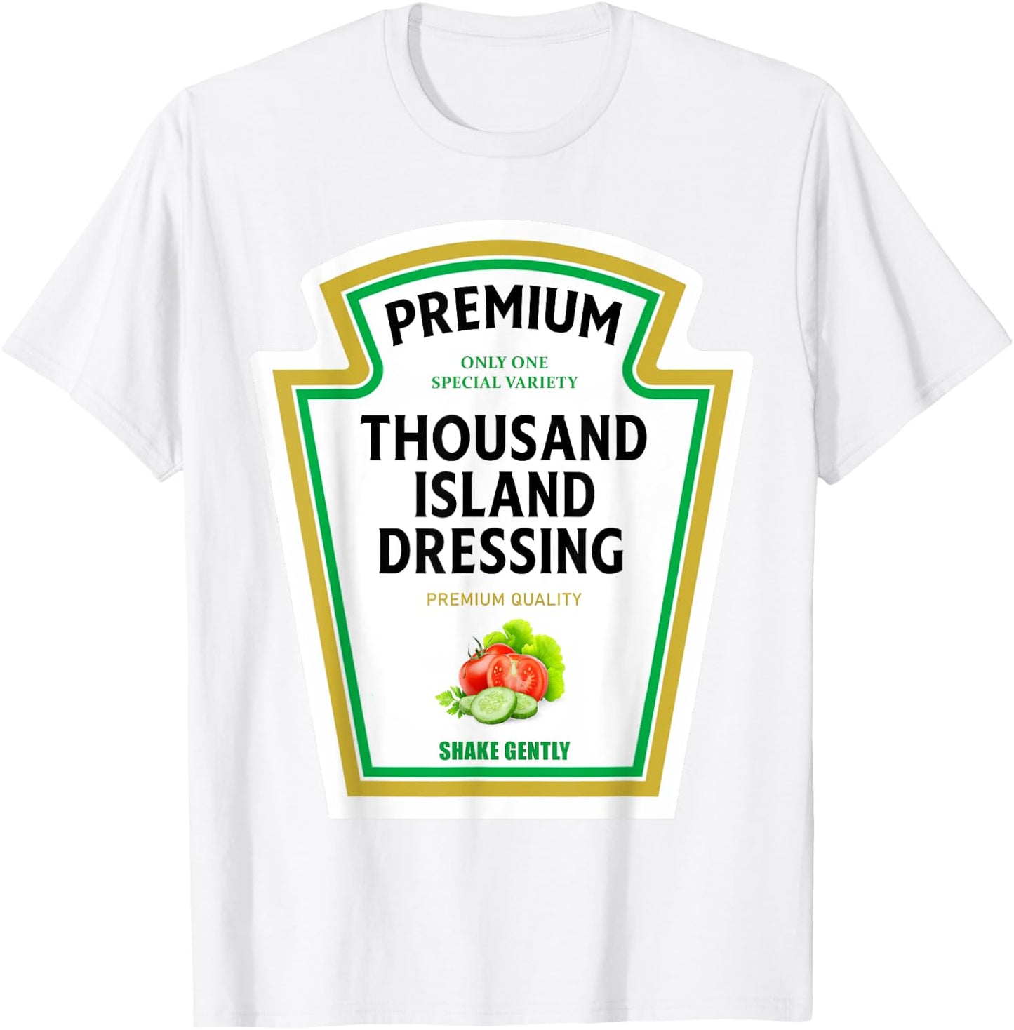 Thousand Island Dressing 2024 Ketchup Mustard Mayo Halloween T-Shirt - T-Shirt | White