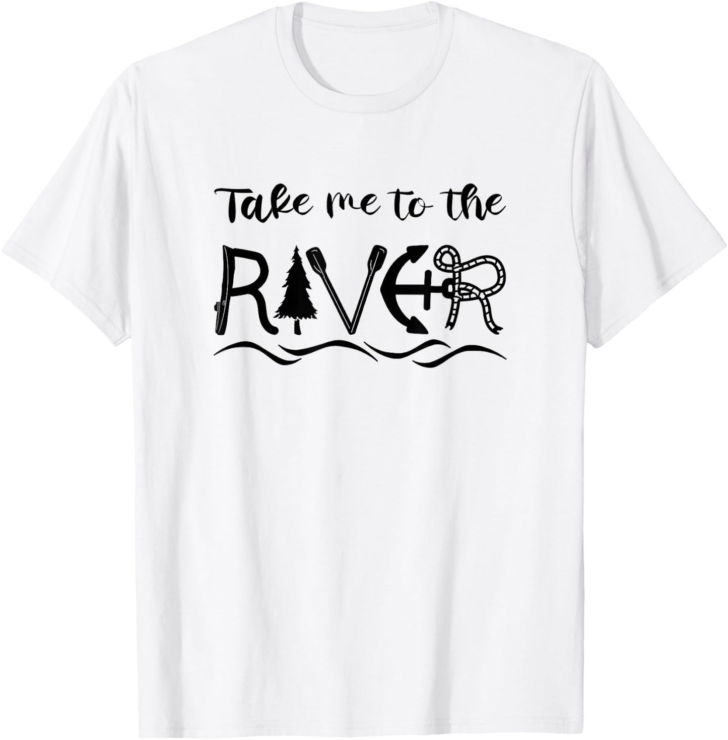 Take Me to a River - Rafting River Tubing Summer Outdoor T-Shirt - T-Shirt | White