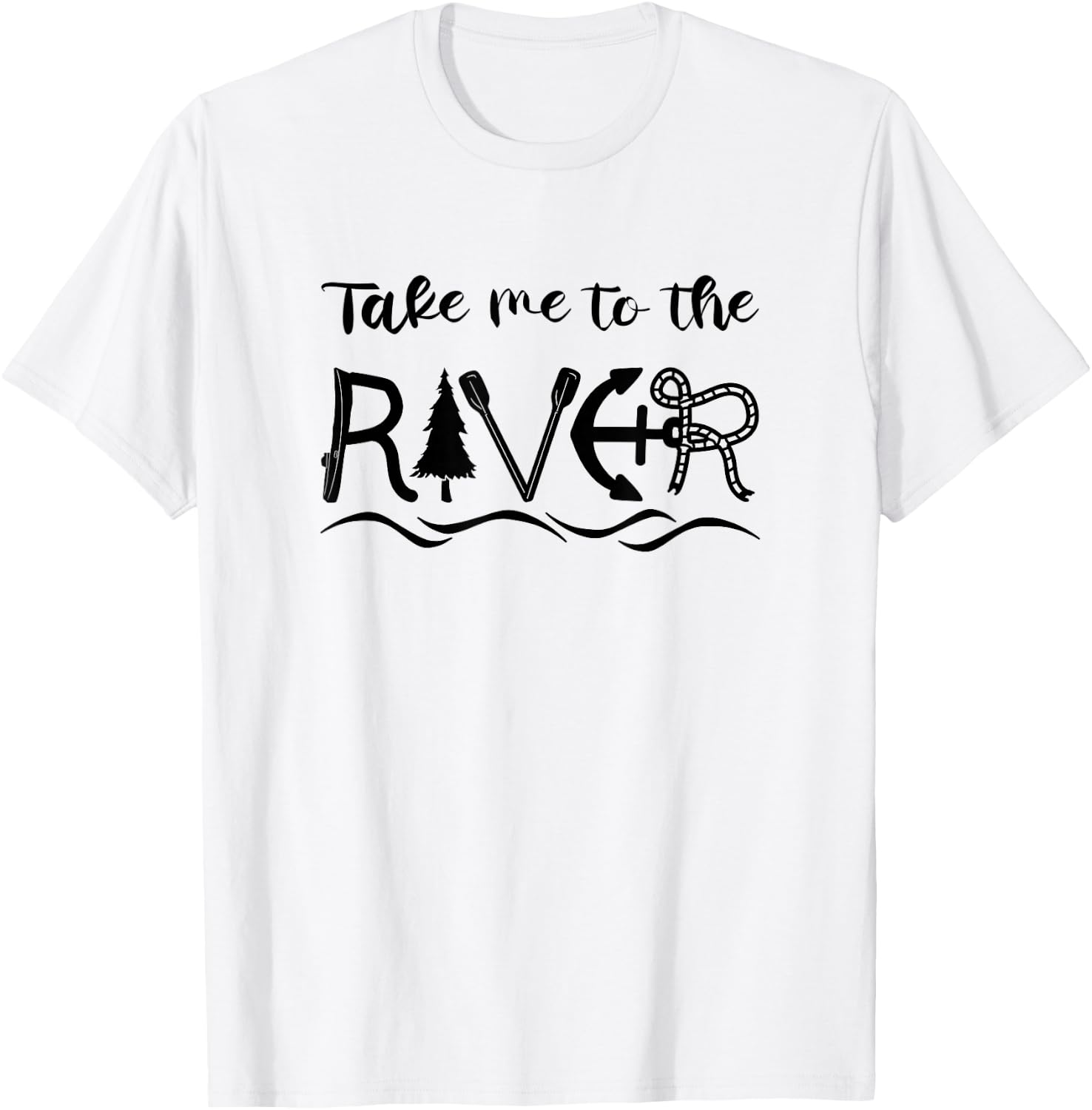Take Me to a River - Rafting River Tubing Summer Outdoor T-Shirt - T-Shirt | White