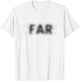 Close Far Illusion T-Shirt - T-Shirt | White