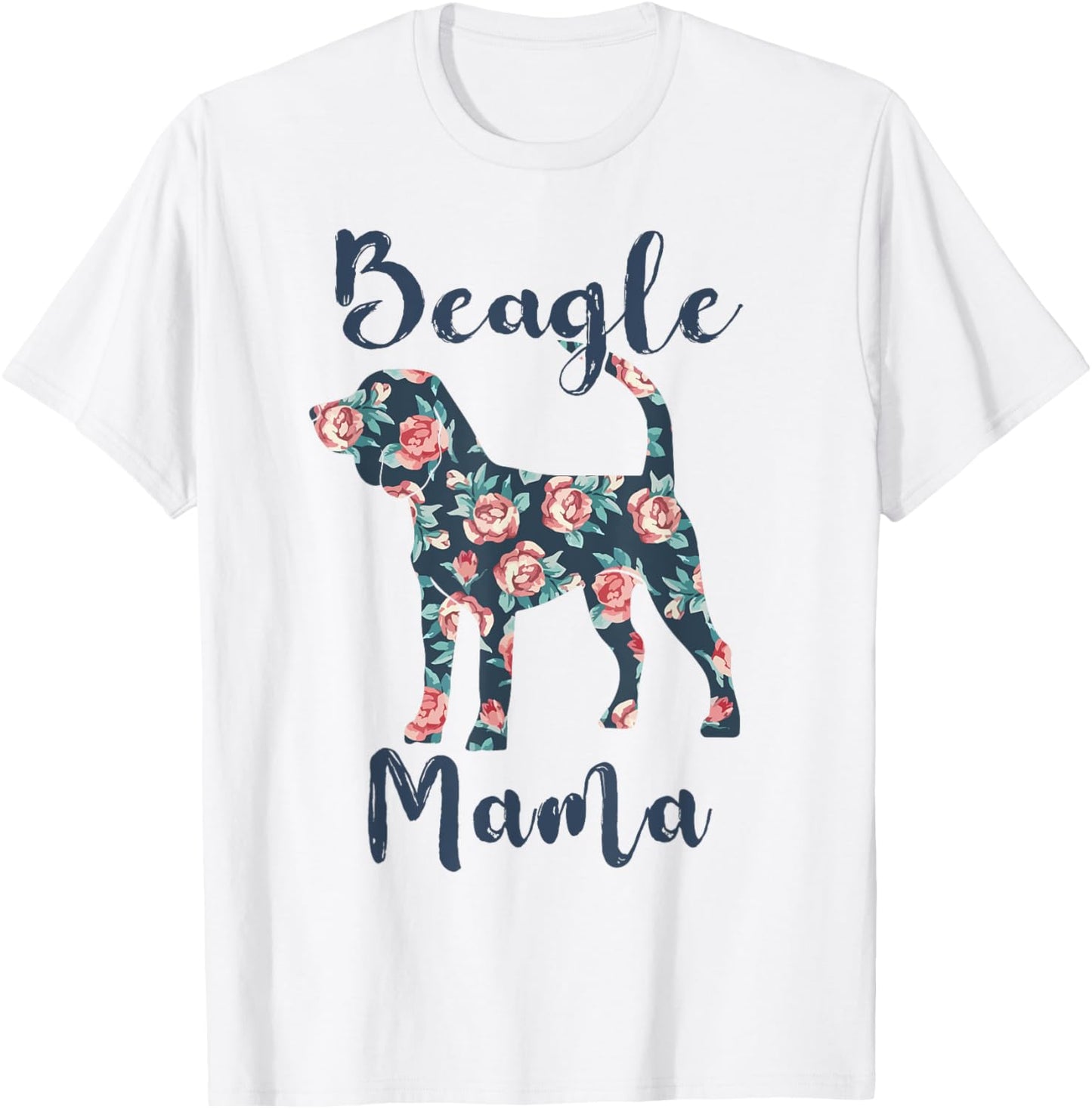 Beagle Mama Shirt Dog Mom Mothers Day Lover Gift T-Shirt - T-Shirt | White