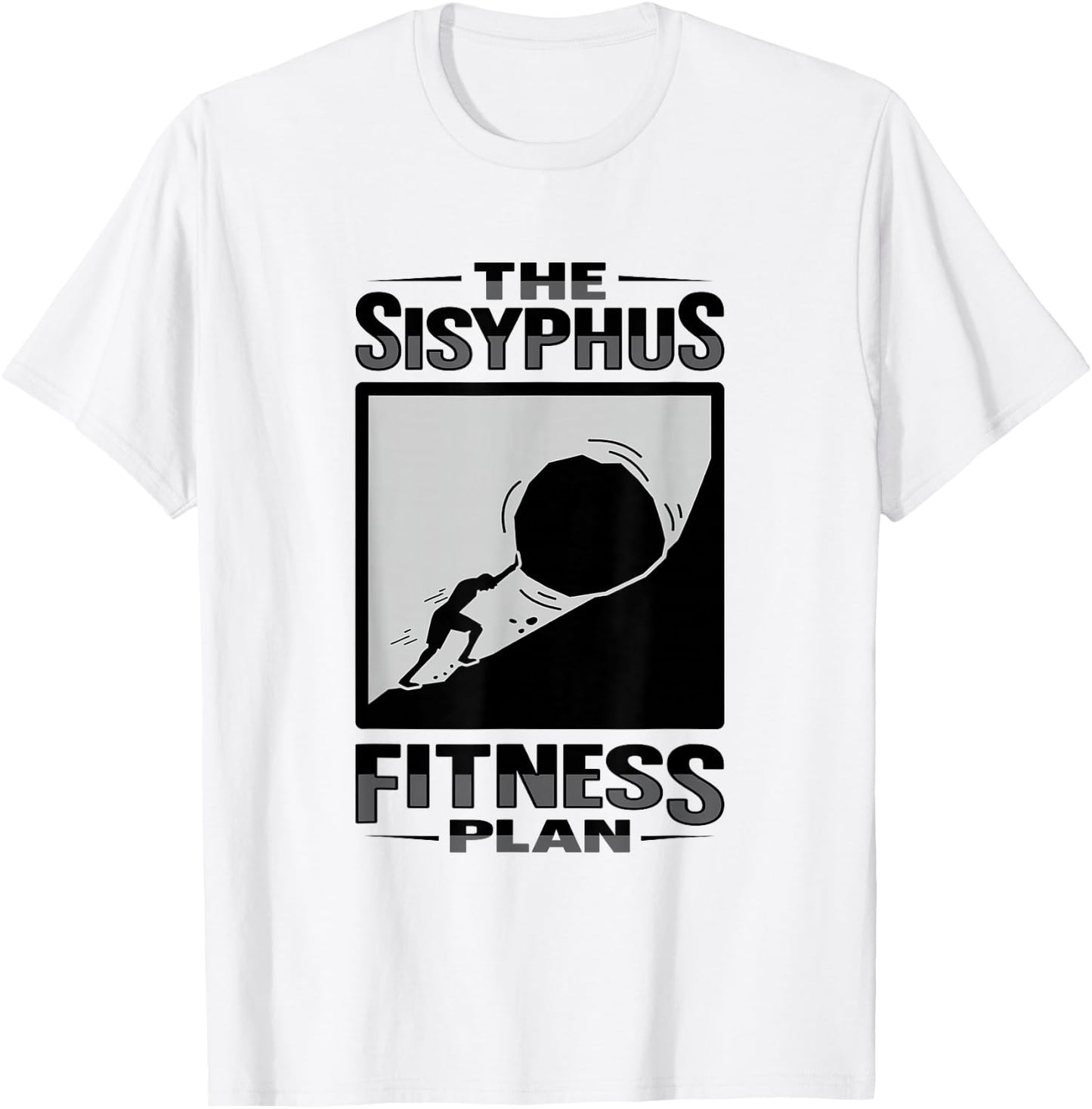 Sisyphos Philosophy Design for a Philosophy Student T-Shirt - T-Shirt | White