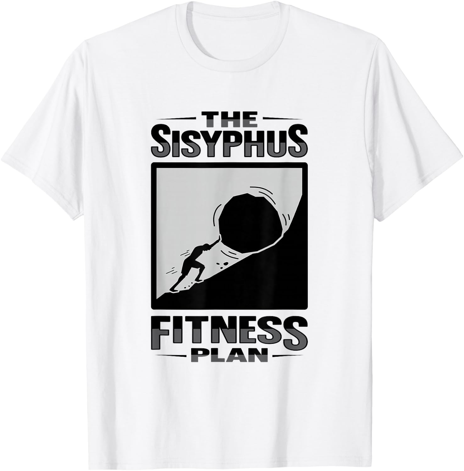 Sisyphos Philosophy Design for a Philosophy Student T-Shirt - T-Shirt | White