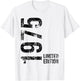 50th Birthday 50 Years Old Man Woman Vintage 1975 T-Shirt - T-Shirt | White