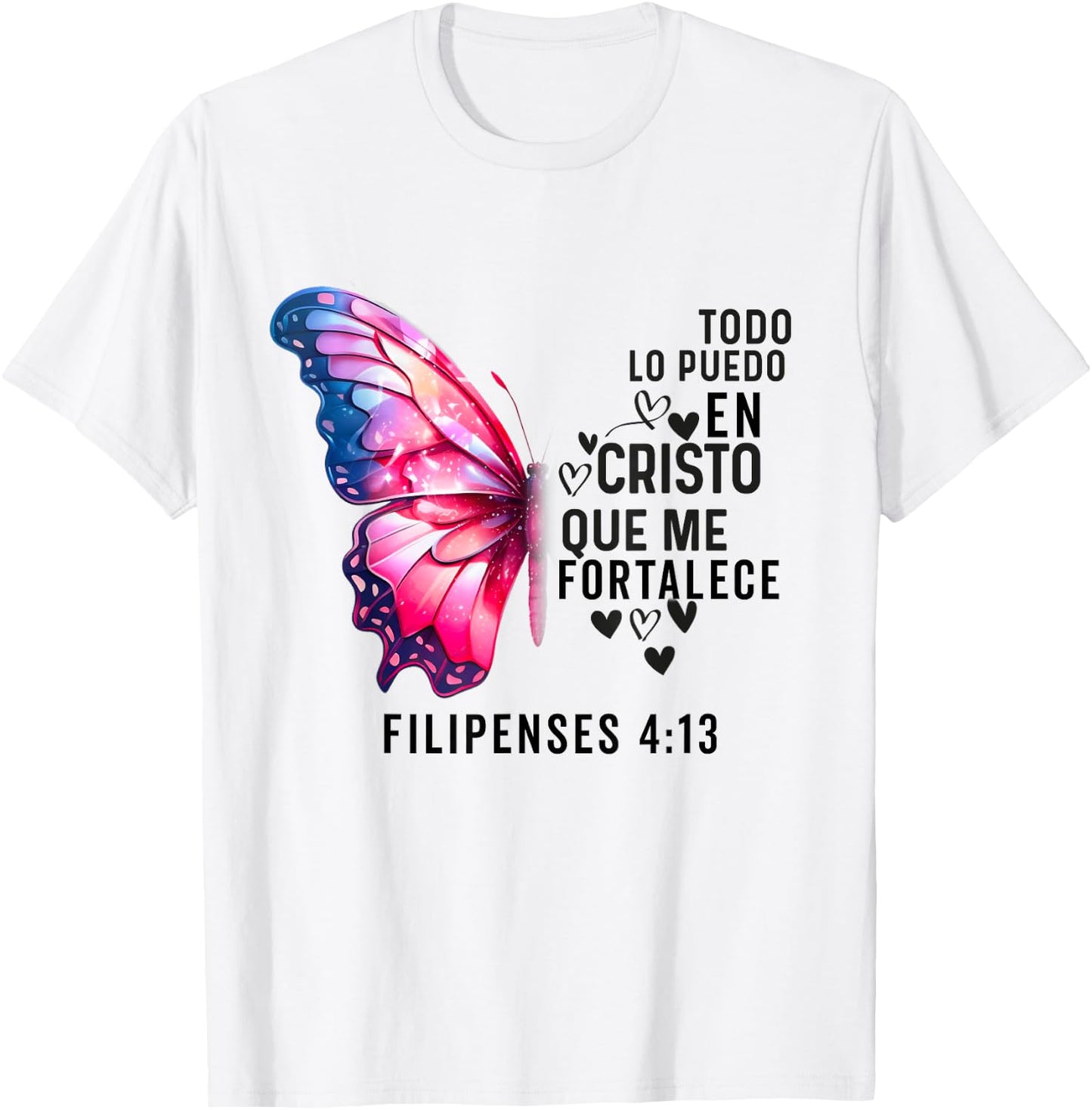 Camiseta Cristiana Para Mujer En Espanol Spanish Cristiano T-Shirt - T-Shirt | White