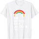 Bad Bitches Have Bad Days Too Rainbow Funny Sarcastic T-Shirt - T-Shirt | White