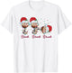 Drink Drank Drunk Red Wine Glass Funny Christmas Pajamas T-Shirt - T-Shirt | White