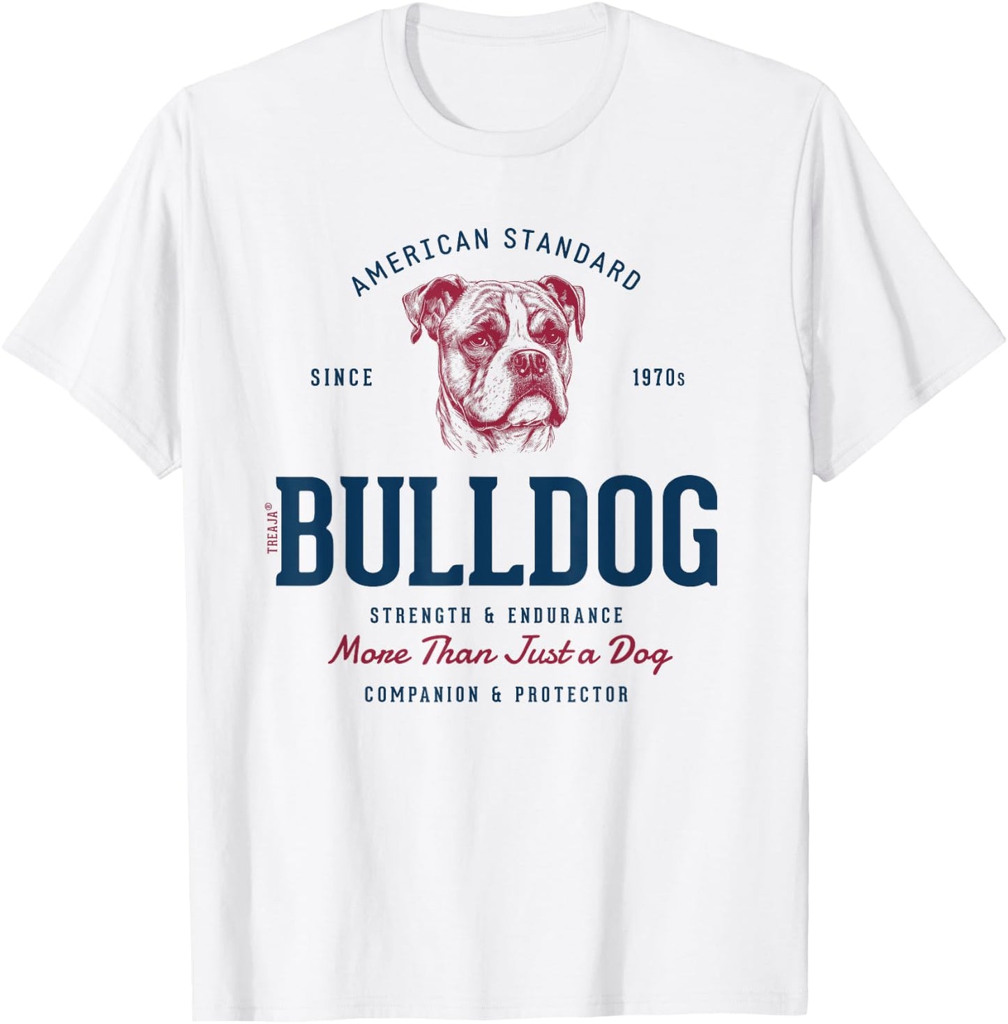 Retro Styled Vintage American Bulldog Women Kids T-Shirt - T-Shirt | White